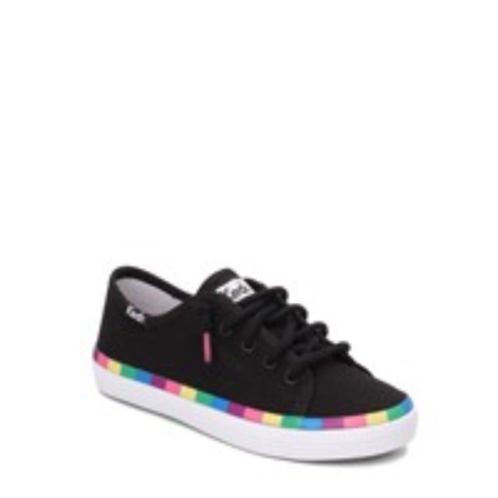 Keds Rainbow Girl Kids Sneakers Black sz 2